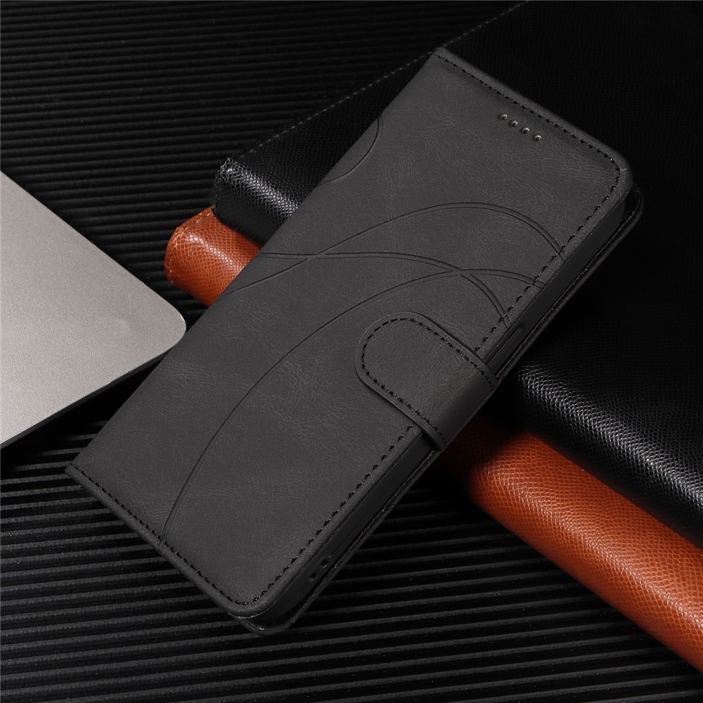 Curved knižkové puzdro na Realme 14 5G/14T 5G - čierne