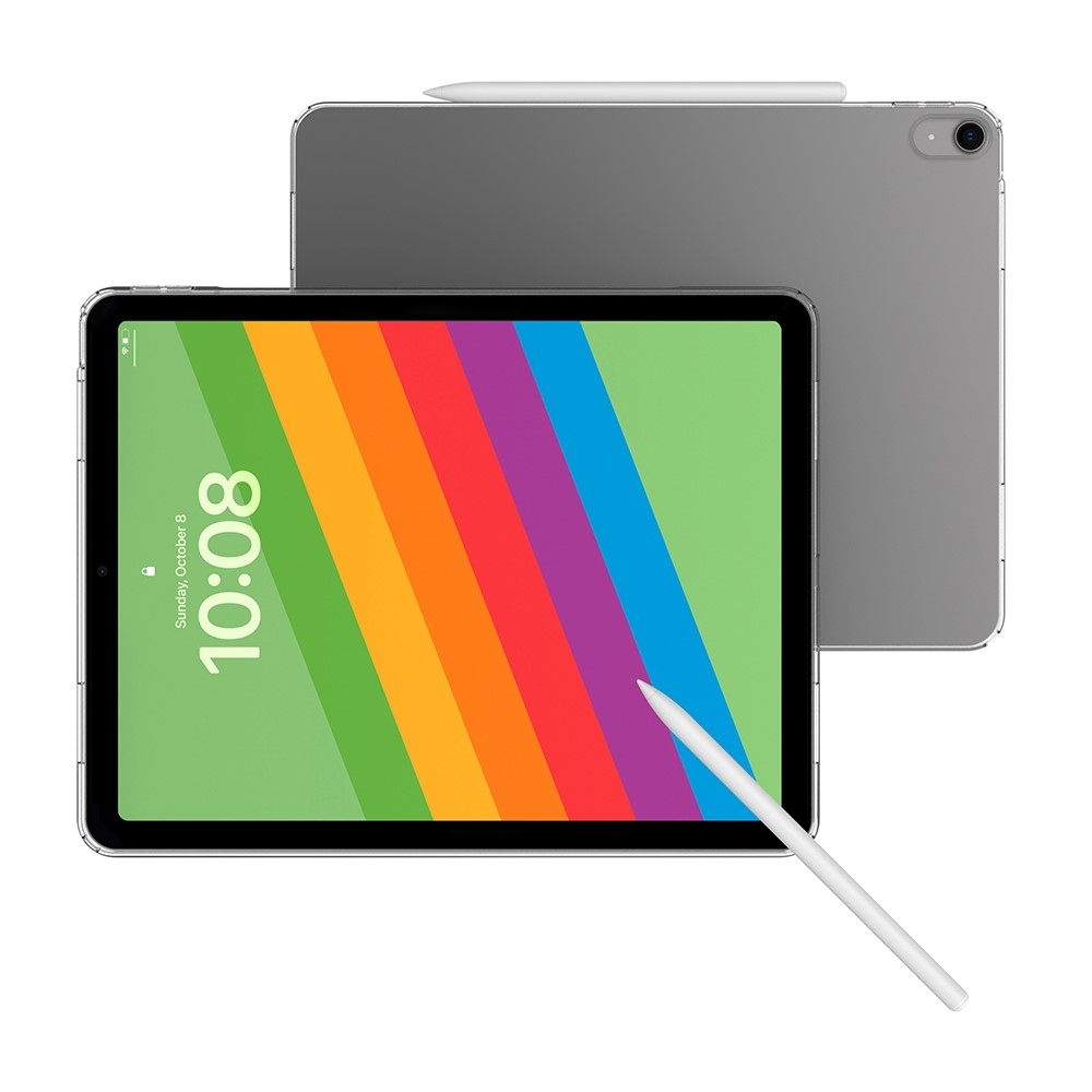 Priehľadný gélový obal na iPad Air 13 (2024)/(2025) - priehľadný
