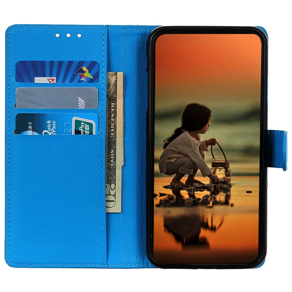 Litchie knižkové púzdro na Xiaomi Redmi 15C 4G/5G (173mm) - modré