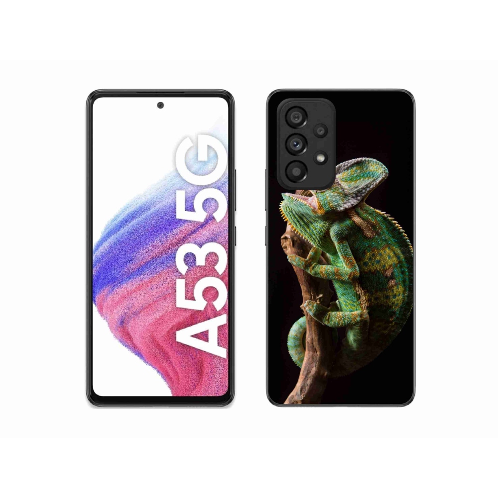 Gélový kryt mmCase na Samsung Galaxy A53 5G - chameleón