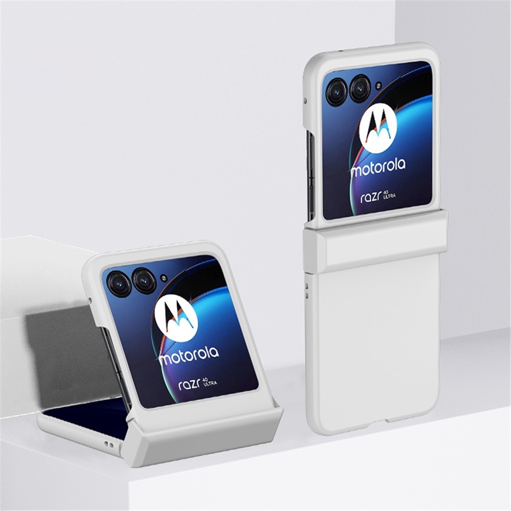 Hard plastový kryt na Motorola Razr 40 Ultra 5G - biely