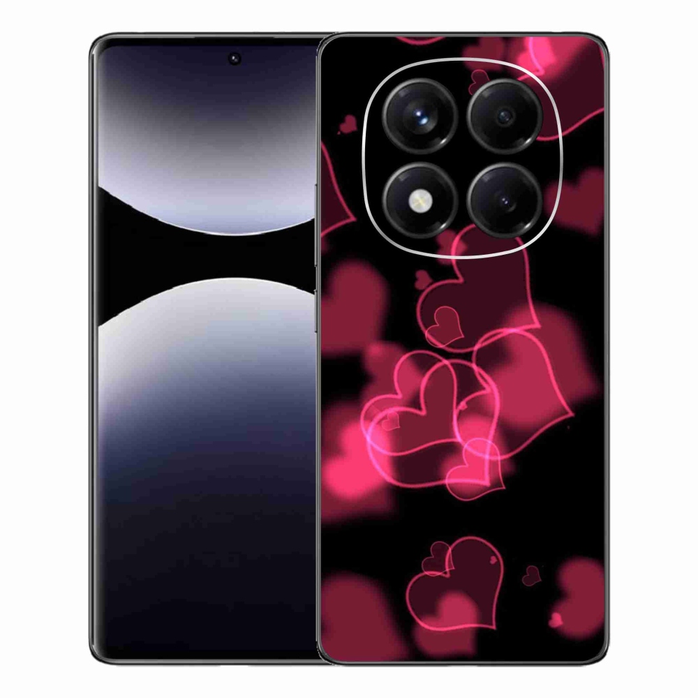Gélový kryt mmCase na Xiaomi Redmi Note 14 Pro - červené srdiečka