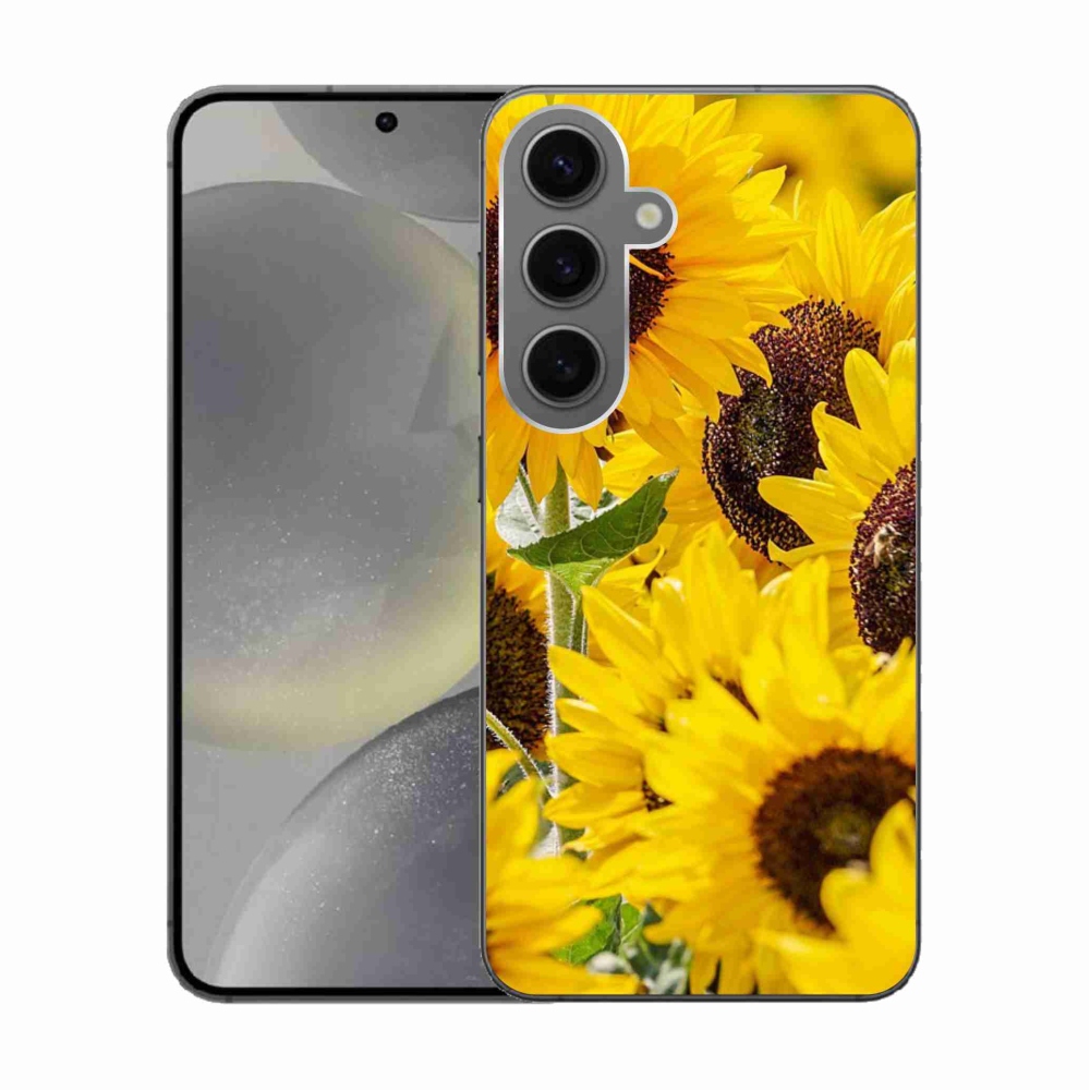 Gélový kryt mmCase na Samsung Galaxy S24 - slnečnica