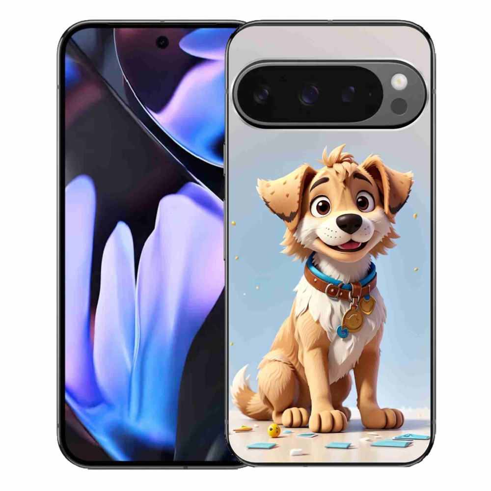 Gélový kryt mmCase na Google Pixel 9 Pro XL - kreslené šteňa