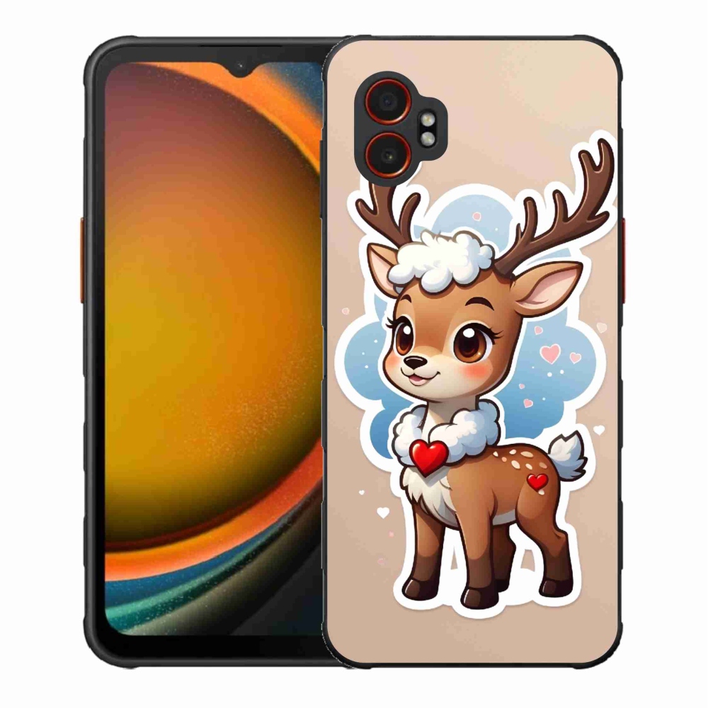 Gélový kryt mmCase na Samsung Galaxy Xcover 7 Pro - kreslený sob
