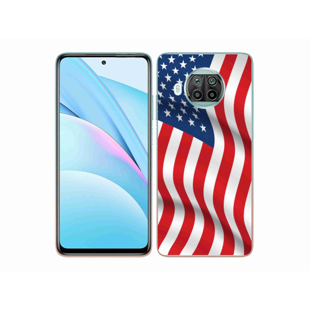 Gélový kryt mmCase na mobil Xiaomi Mi 10T Lite 5G - USA vlajka