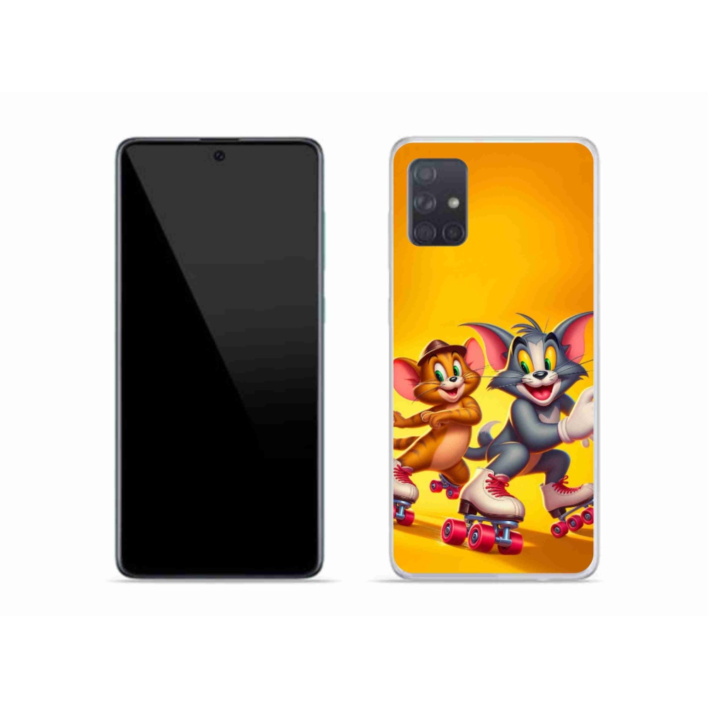 Gélový kryt mmCase na Samsung Galaxy A51 - Tom a Jerry