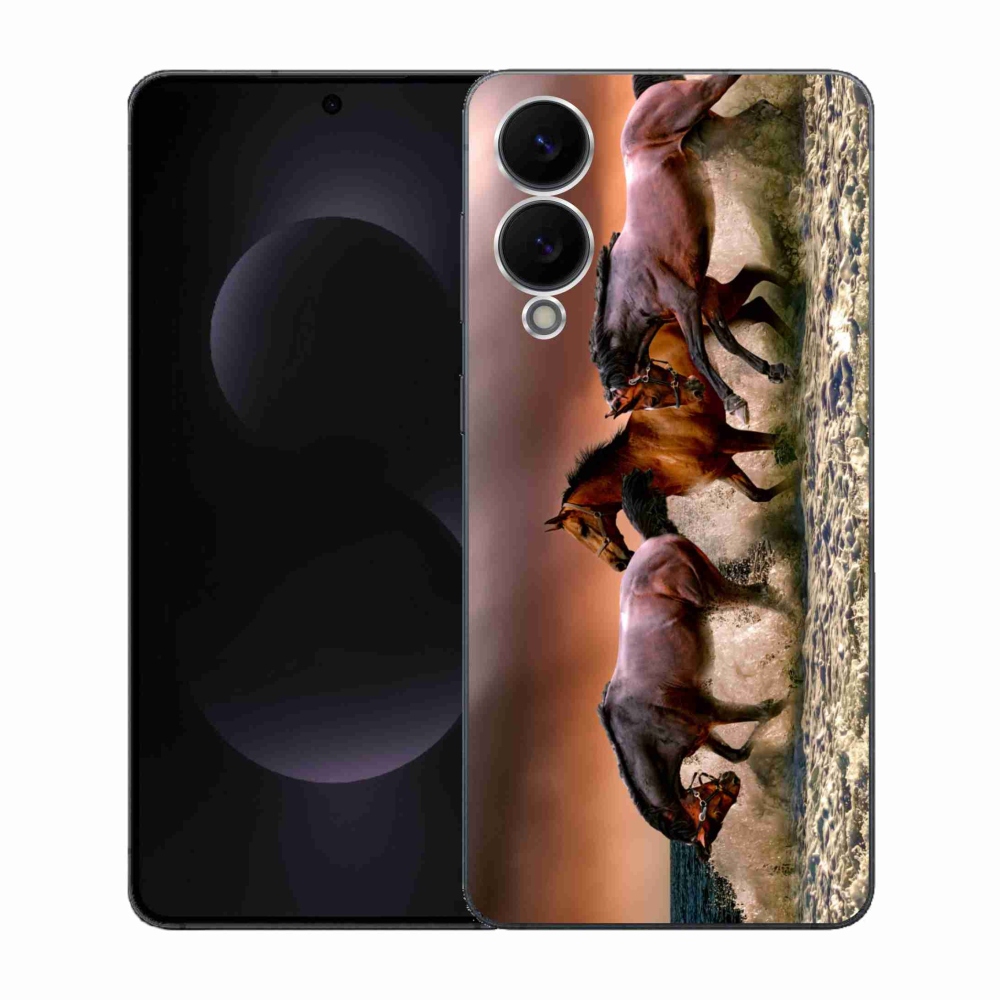 Gélový kryt mmCase na Samsung Galaxy S25 Edge - kone 1