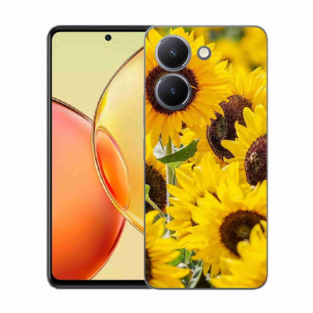 Gélový kryt mmCase na Vivo Y36 - slnečnica