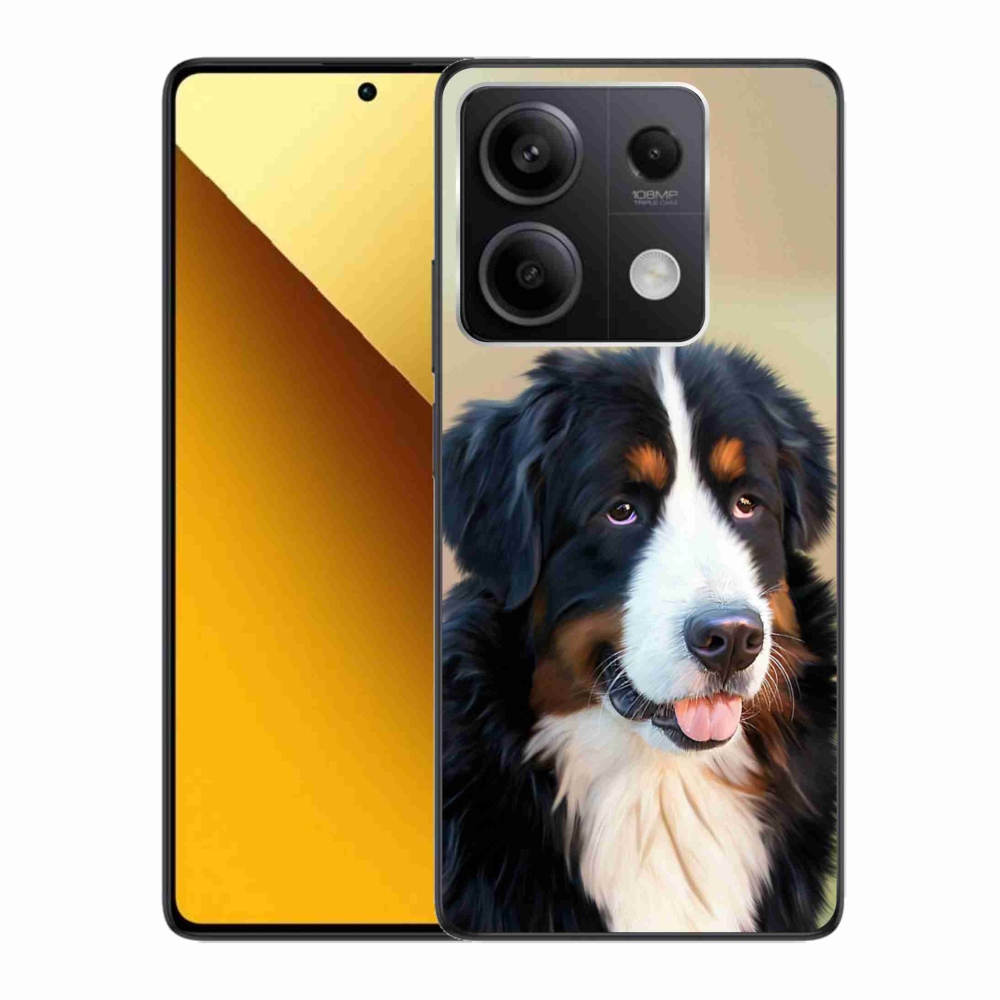 Gélový obal mmCase na Xiaomi Redmi Note 13 5G - bernský salašnícky pes