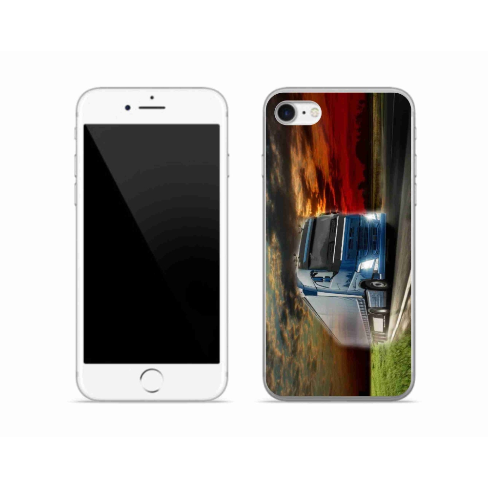 Gélový kryt mmCase na iPhone SE (2020) - kamión 4