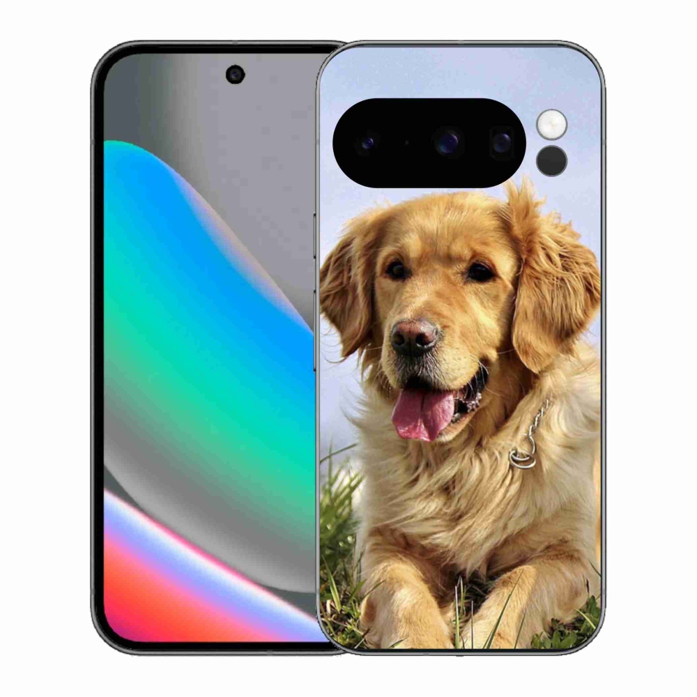 Gélový kryt mmCase na Google Pixel 10 Pro - zlatý retriever