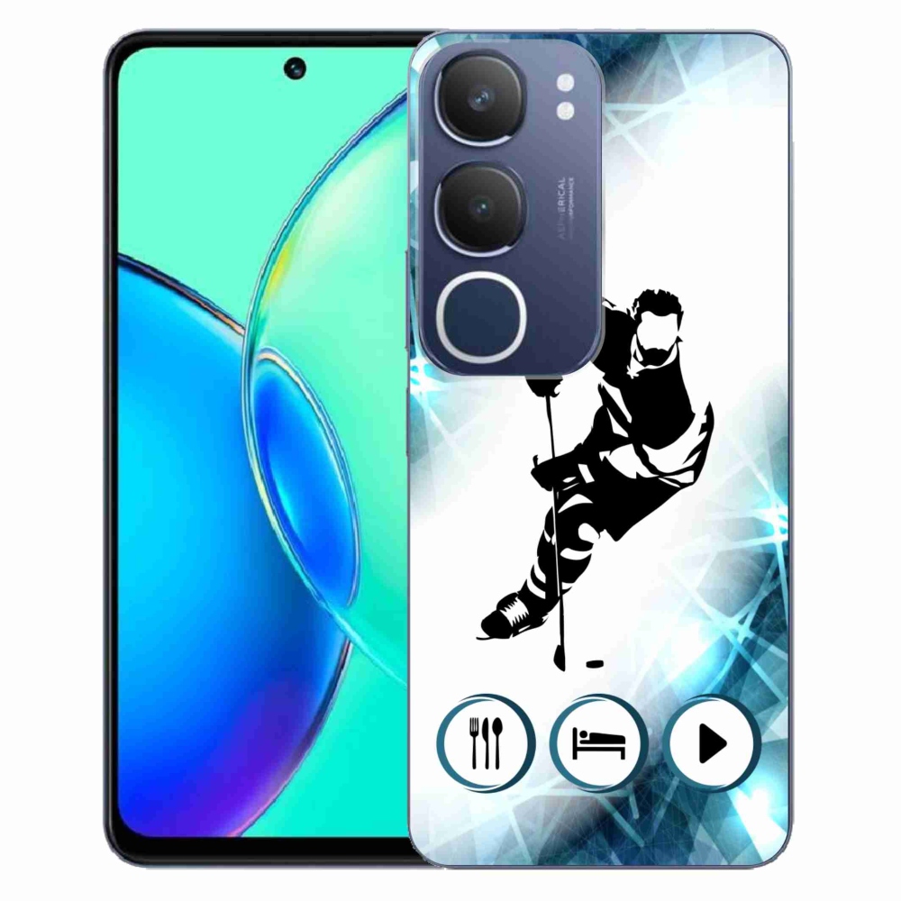 Gélový kryt mmCase na Vivo Y19s - hokej 1