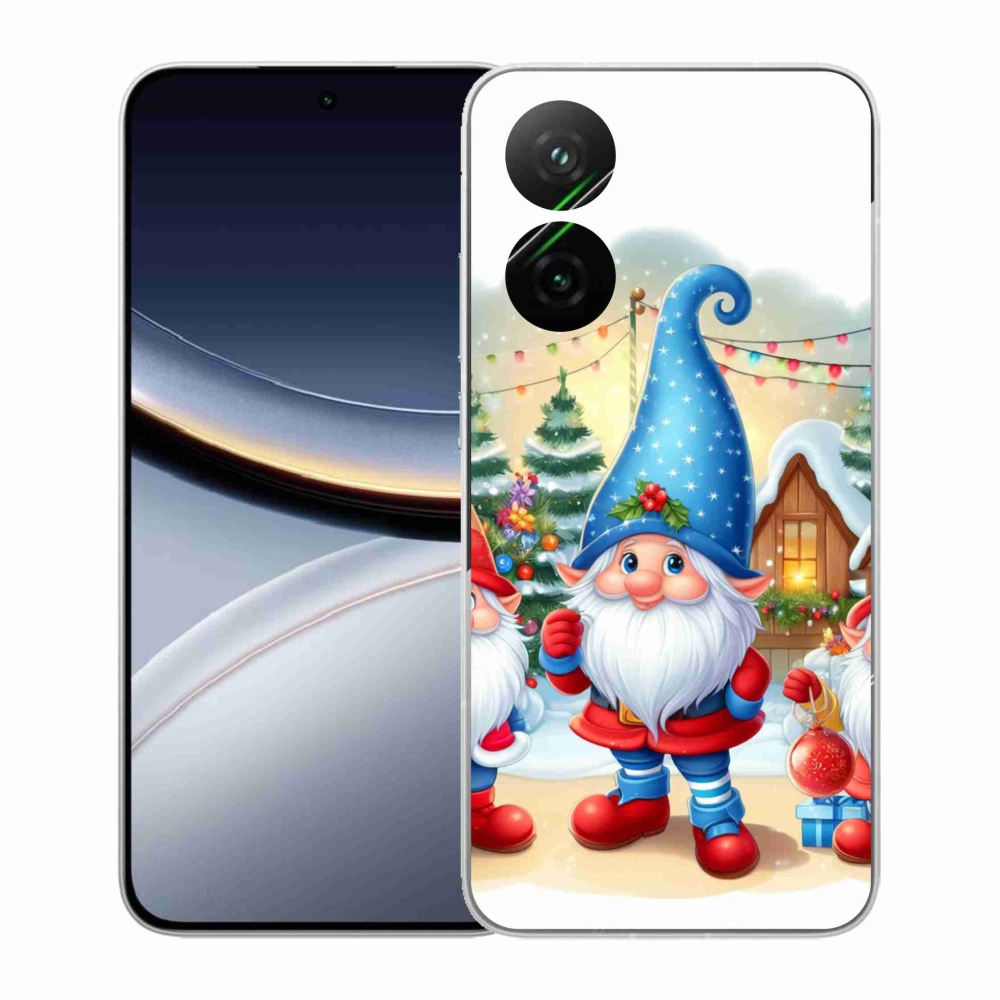 Gélový kryt mmCase na Xiaomi Poco F7 5G - vianočné škriatkovia