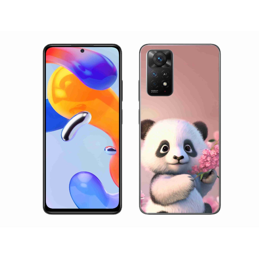 Gélový kryt mmCase na Xiaomi Redmi Note 11 Pro 4G/5G - roztomilá panda