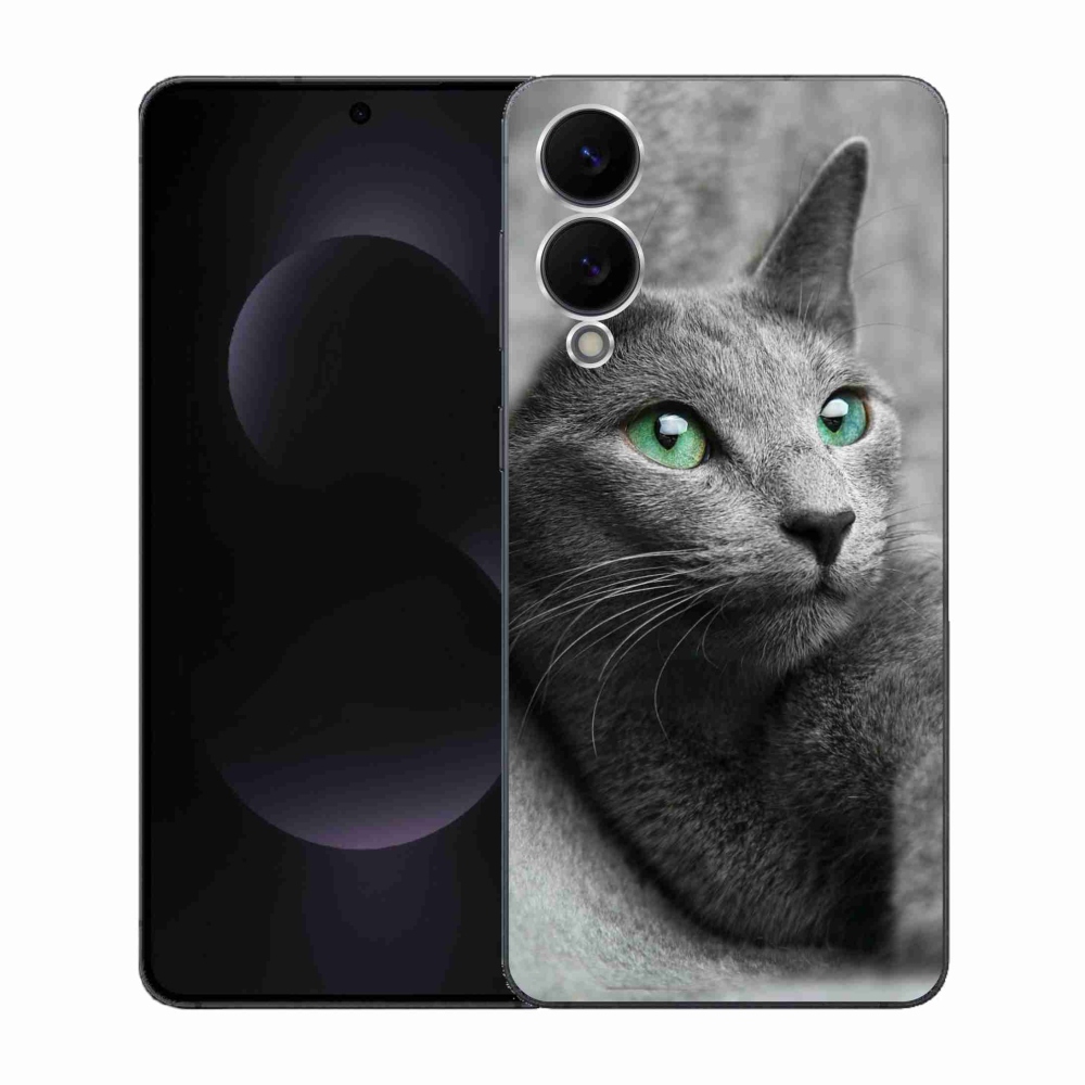 Gélový kryt mmCase na Samsung Galaxy S25 Edge - mačka 2