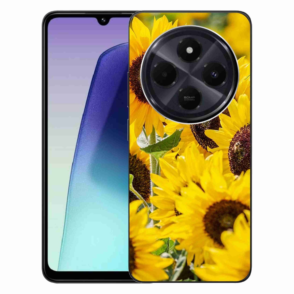 Gélový kryt mmCase na Xiaomi Redmi 14C/Poco C75 - slnečnice