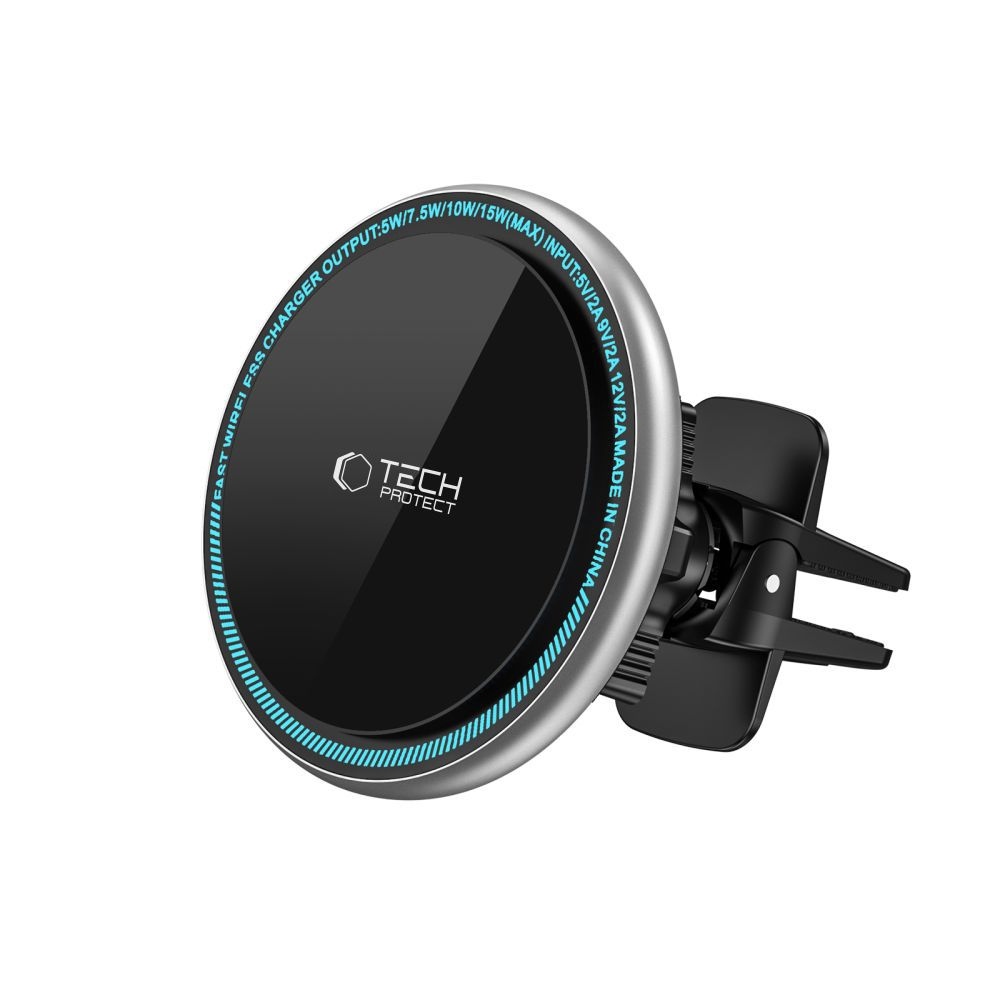 Nabíjací magnetický držiak do auta Tech-Protect A2 Vent s MagSafe 15W - čierny
