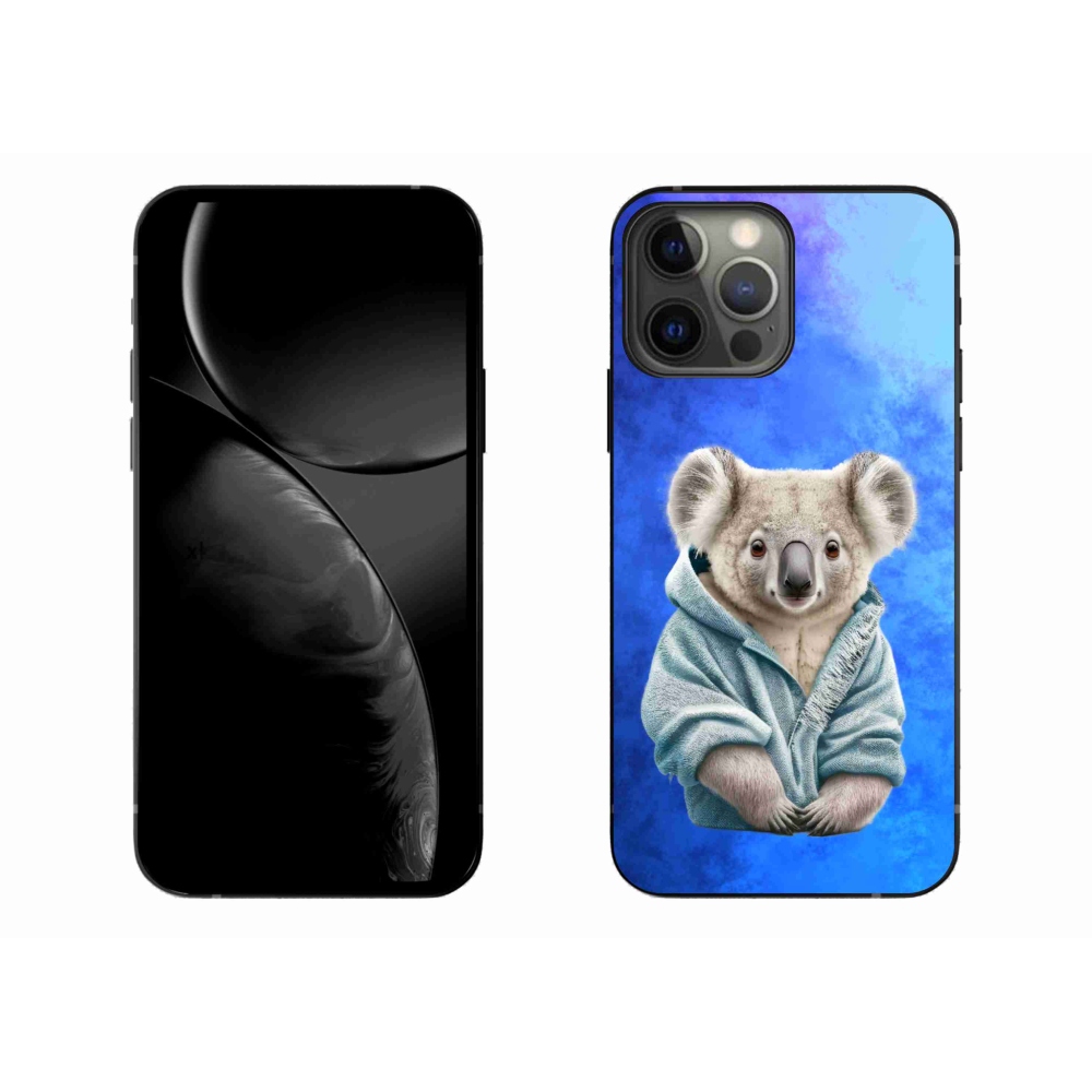 Gélový kryt mmCase na iPhone 13 Pro Max - koala vo svetri
