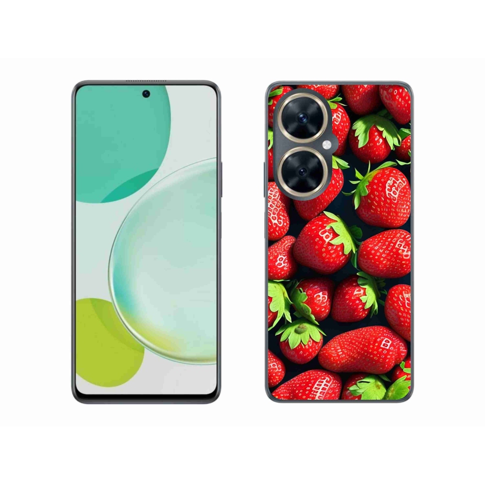 Gélový kryt mmCase na Huawei Nova 11i - jahody