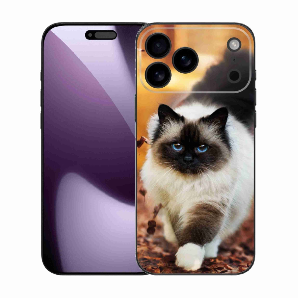Gélový kryt mmCase na iPhone 17 Pro Max - mačka