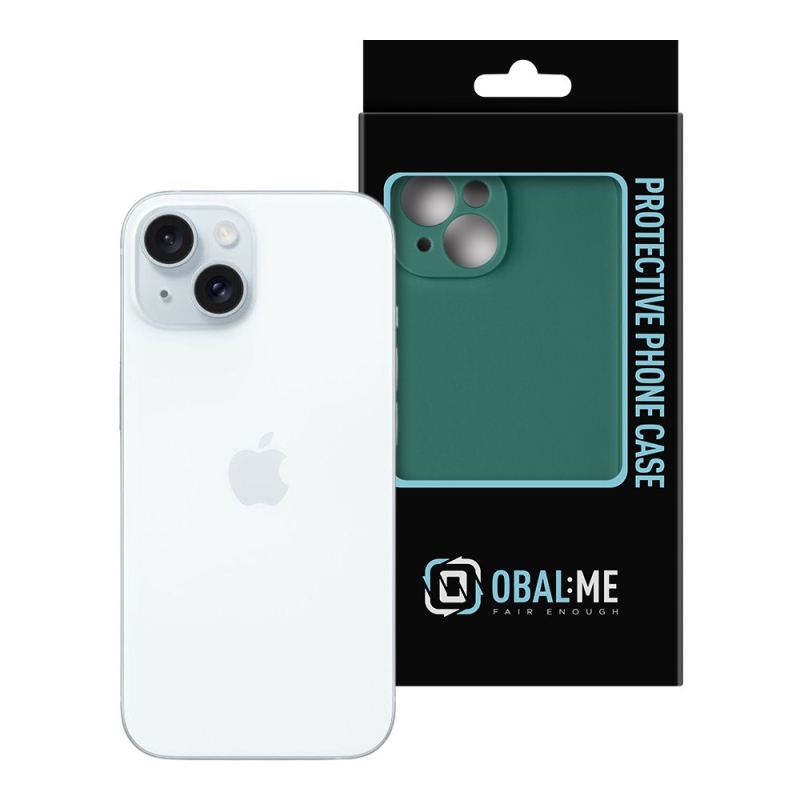 OBAL:ME Matte TPU Kryt pre Apple iPhone 15 Dark Green