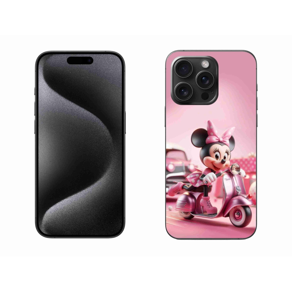 Gélový kryt mmCase na iPhone 15 Pro Max - minnie 1