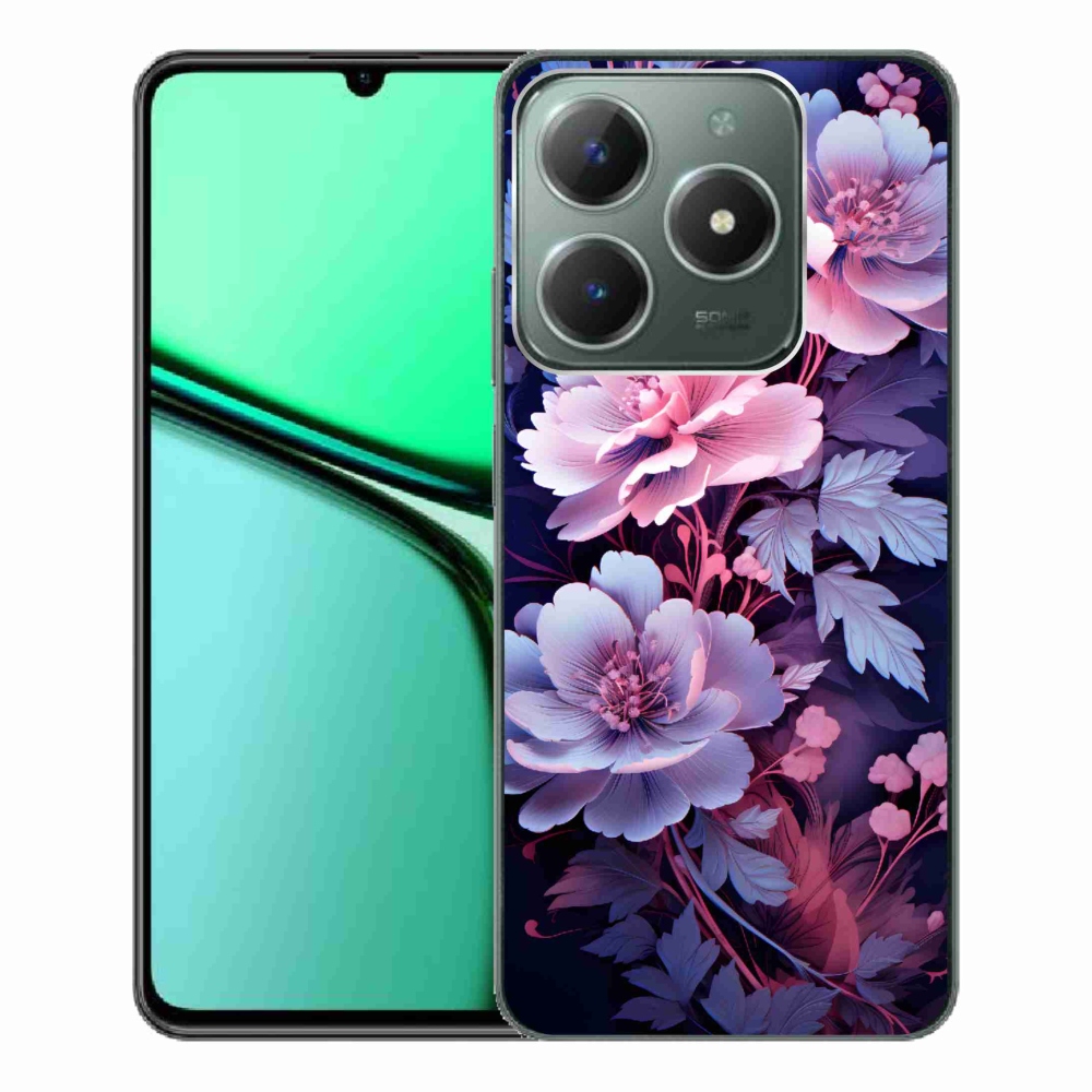 Gélový kryt mmCase na Realme C61 - kvety 11