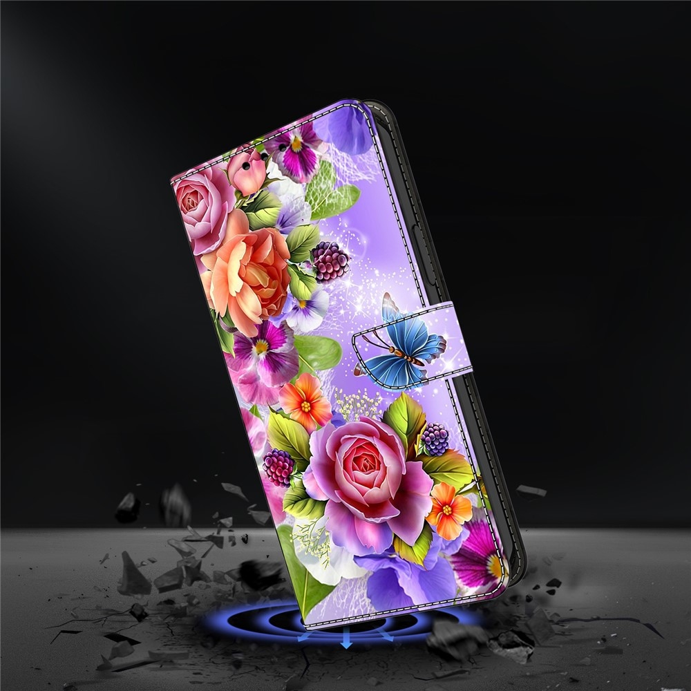 Smooth knižkové púzdro na Samsung Galaxy A07 4G - farebné kvety