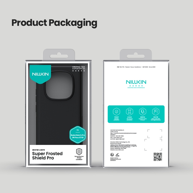 Nillkin Super Frosted PRO Zadný Kryt pre Xiaomi Redmi Note 14 Pro 5G/Poco X7 5G Dark Green