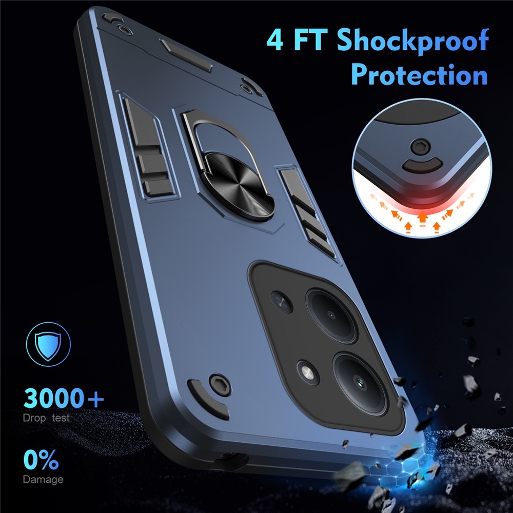 Defend odolný kryt na Xiaomi Redmi 15C 4G (171mm) / Poco C85 4G (171mm) - modrý