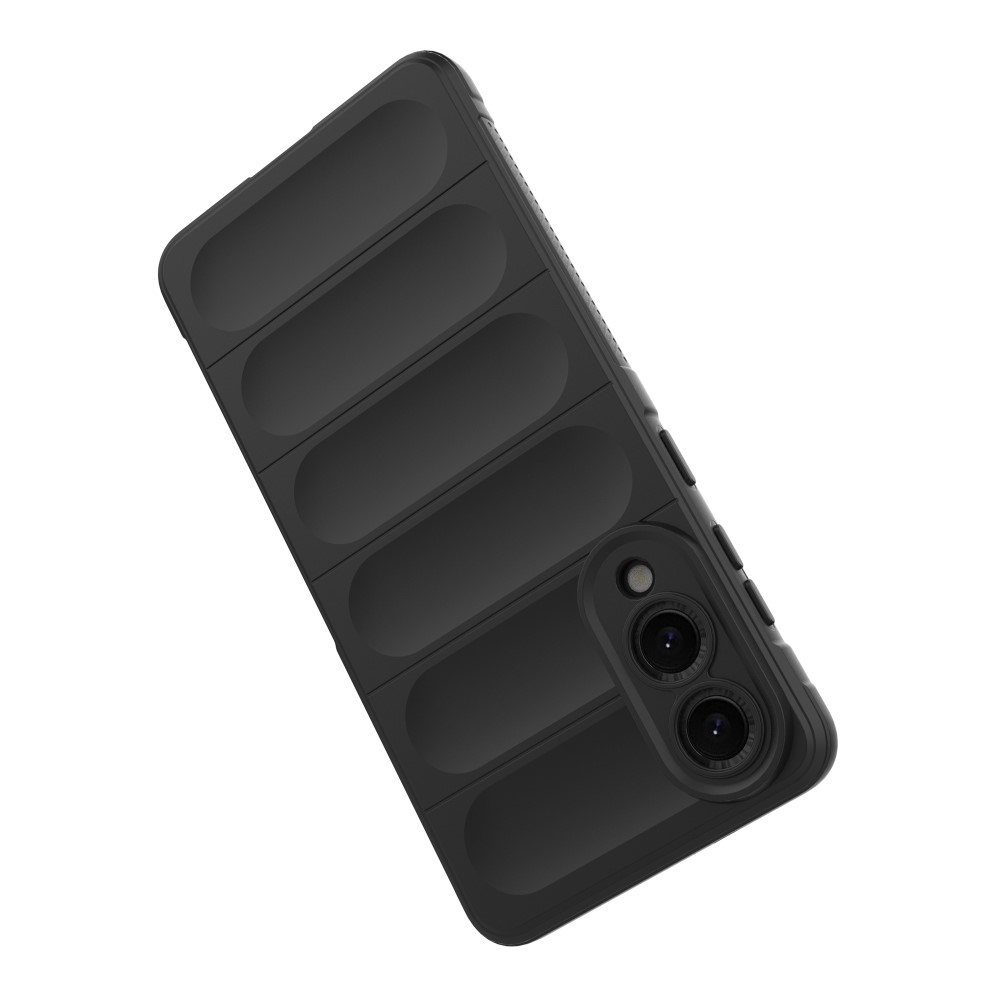 Rugg odolný gélový obal na Samsung Galaxy S25 Edge - čierny