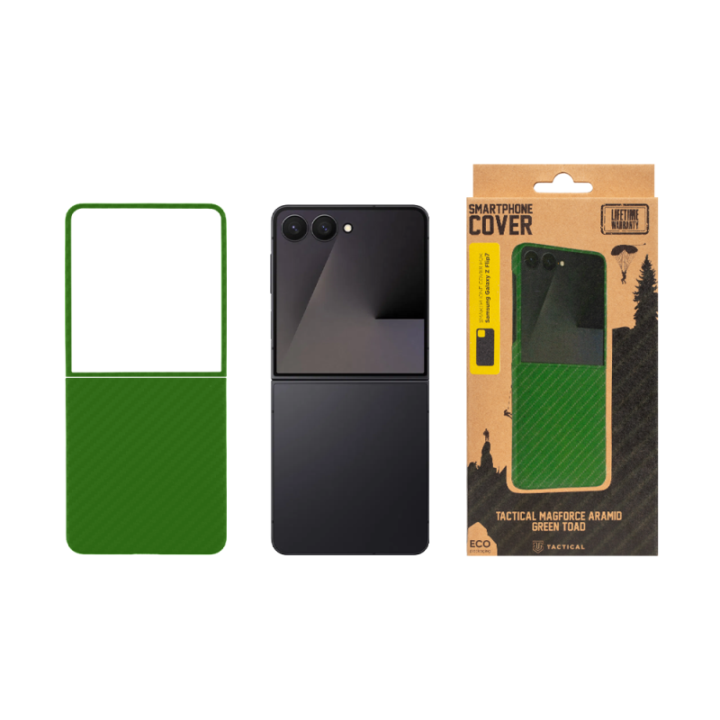 Taktický kryt MagForce Aramid pre Samsung Galaxy Z Flip 7 Green Toad