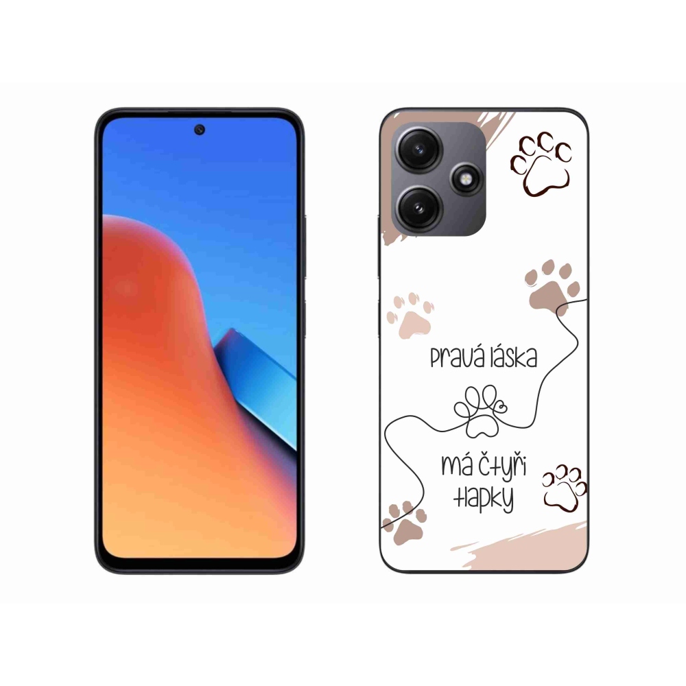 Gélový kryt mmCase na Xiaomi Redmi 12 5G - psí motív 1 biele pozadie