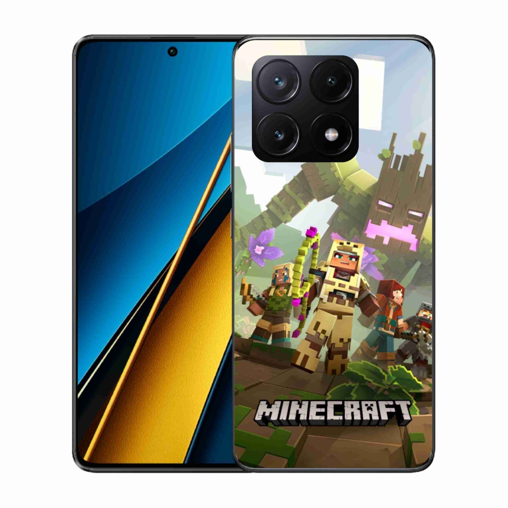 Gélový kryt mmCase na Xiaomi Poco X6 Pro 5G - minecraft 1