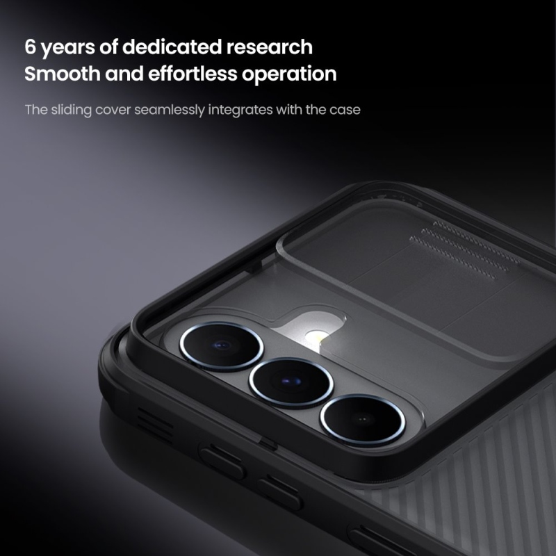 Nillkin CamShield PRO Zadný kryt pre Samsung Galaxy A37 Transparent Black