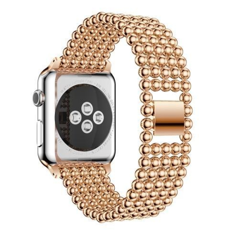 Neat štýlový kovový remienok na Apple Watch 38mm - Rosegold