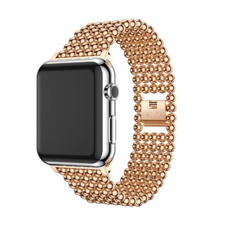 Neat štýlový kovový remienok na Apple Watch 38mm - Rosegold