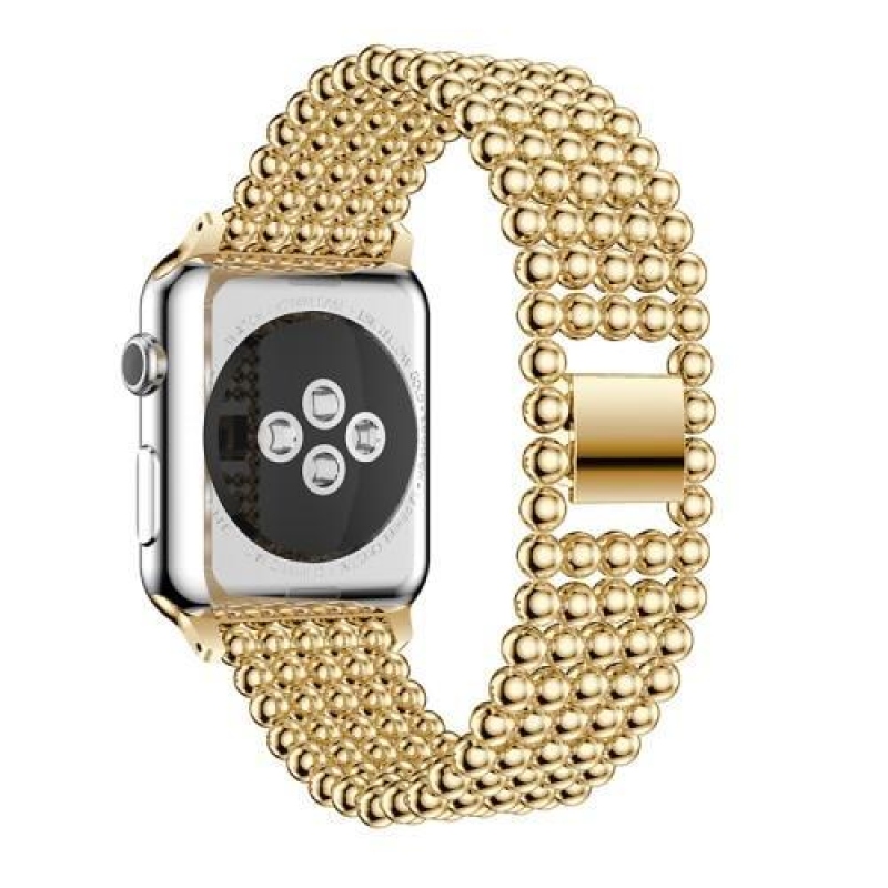 Neat štýlový kovový remienok na Apple Watch 38mm - zlatý