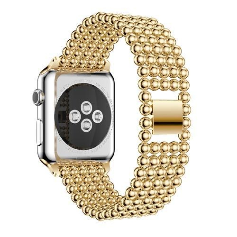 Neat štýlový kovový remienok na Apple Watch 42mm - zlatý