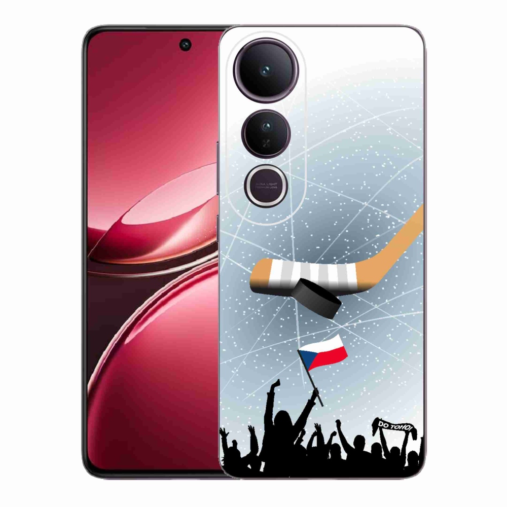 Gélový kryt mmCase na Vivo V50 Lite 4G/5G - fanúšikovia hokeja