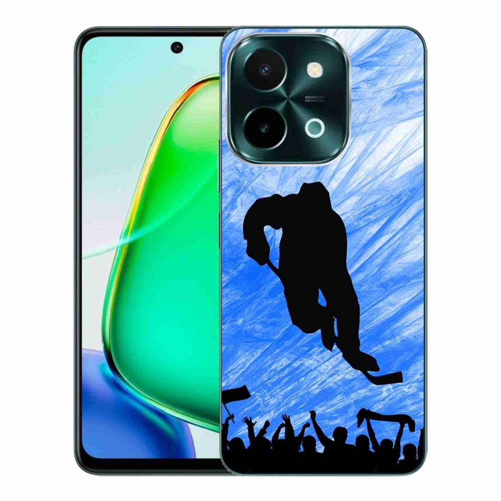Gélový kryt mmCase na Vivo Y28 - hokejový hráč