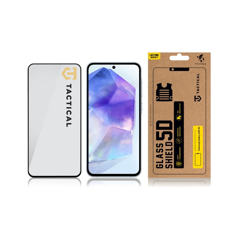 Tactical Glass Shield 5D sklo pre Samsung Galaxy A55 5G Black