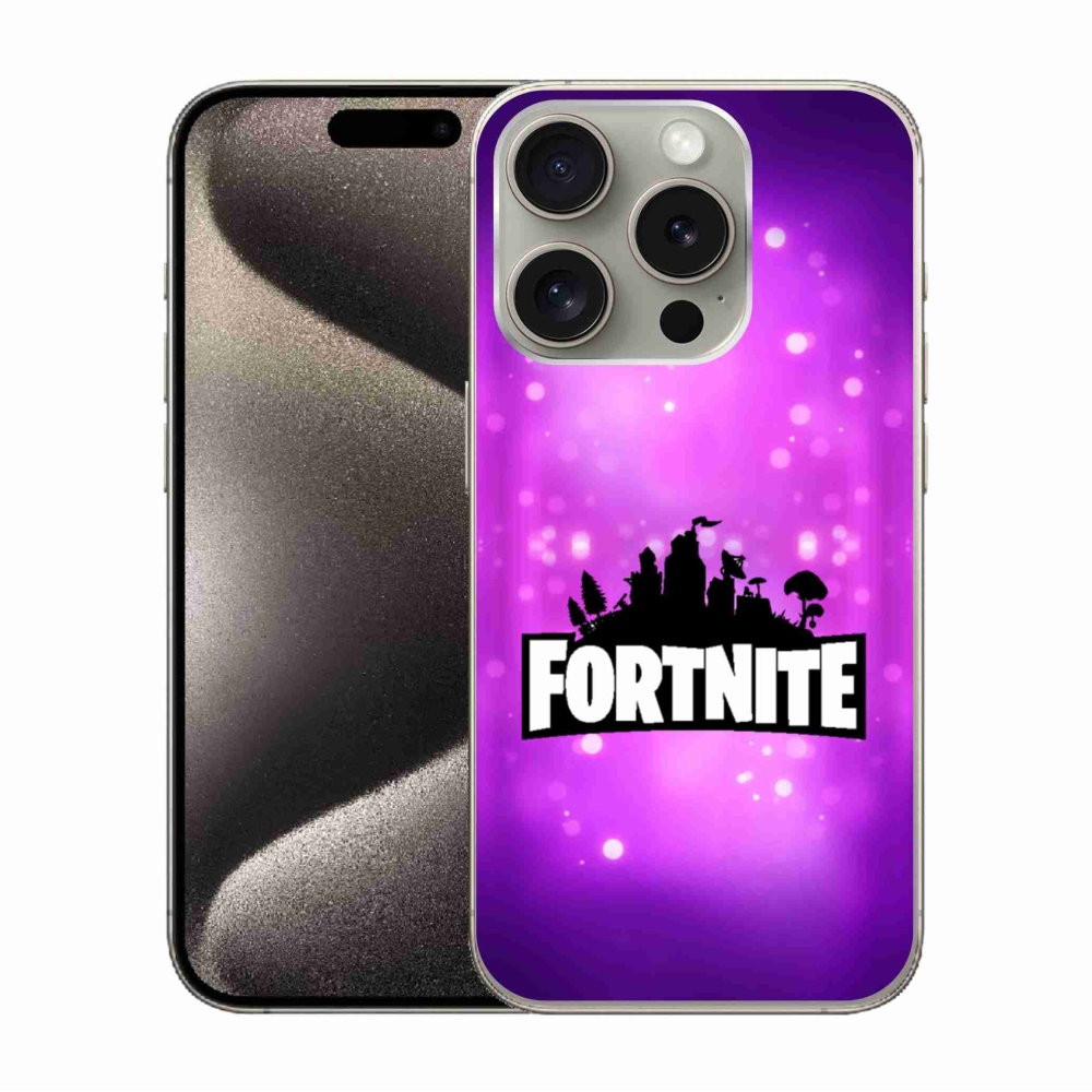 Gélový kryt mmCase na iPhone 15 Pro - fortnite 2