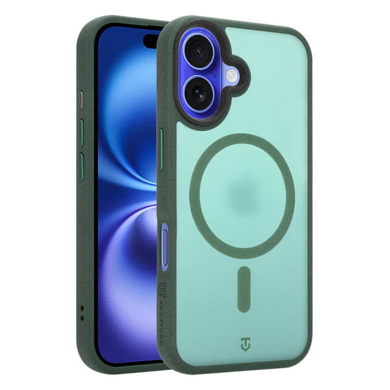 Tactical MagForce Hypersand puzdro pre Apple iPhone 16 v farbe Forest Green