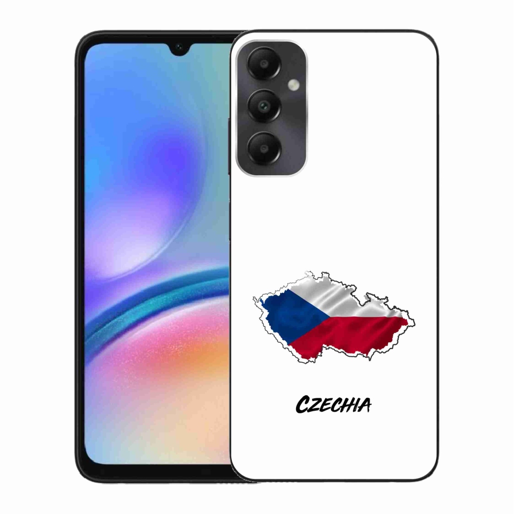 Gélový kryt mmCase na Samsung Galaxy A05s - Czechia biele pozadie