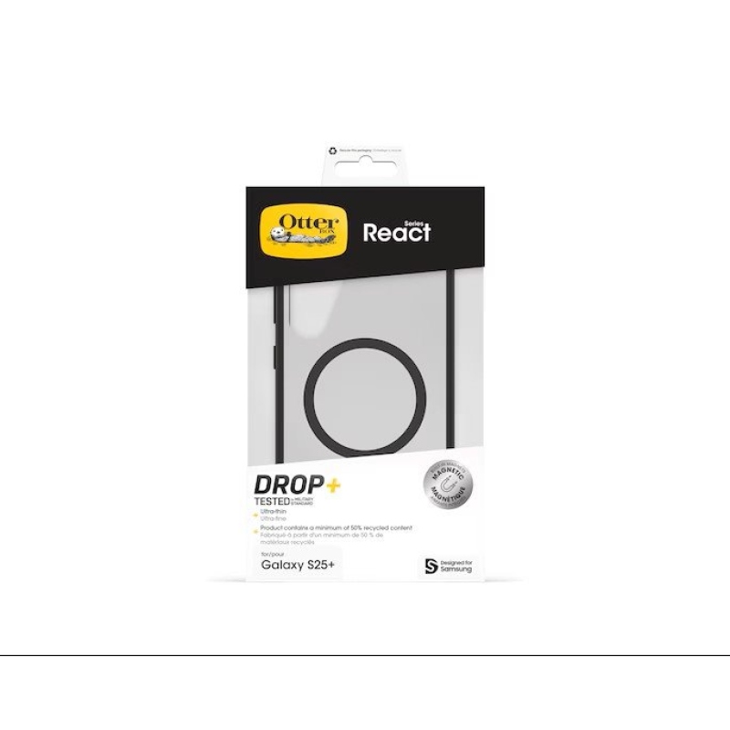 GP-FPS936OB Samsung by Otterbox React Ochranný kryt pre Galaxy S25+ Black Crystal