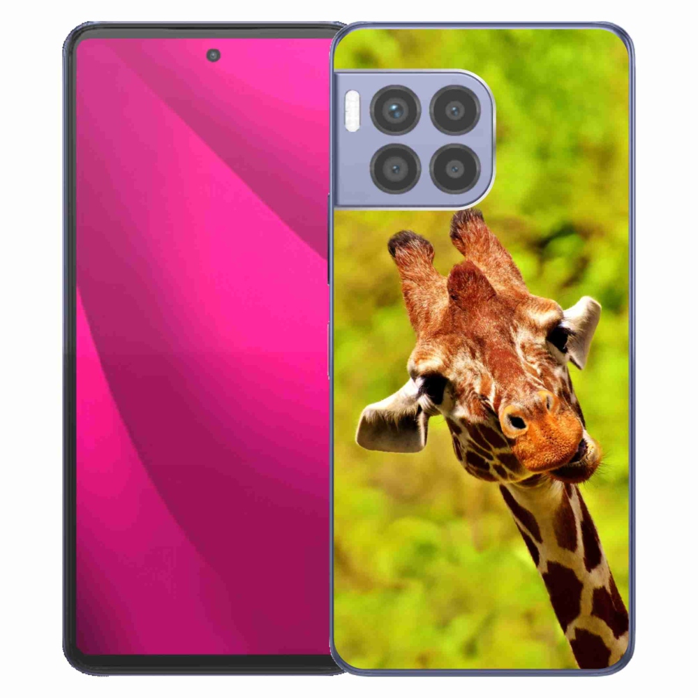 Gélový kryt mmCase na T-Mobile T Phone 2 Pro - žirafa