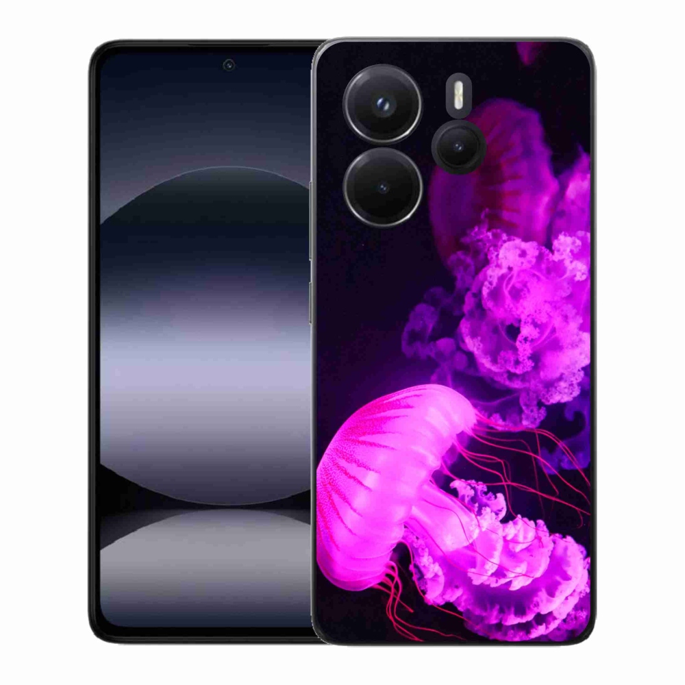 Gélový kryt mmCase na Xiaomi Redmi Note 14 - medúza 1