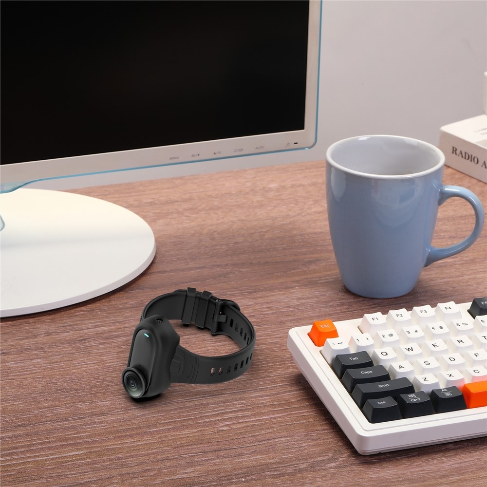 Silikónový rám s náramkom pre Insta360 GO 3 / GO 3S / GO 2 - svetloružový